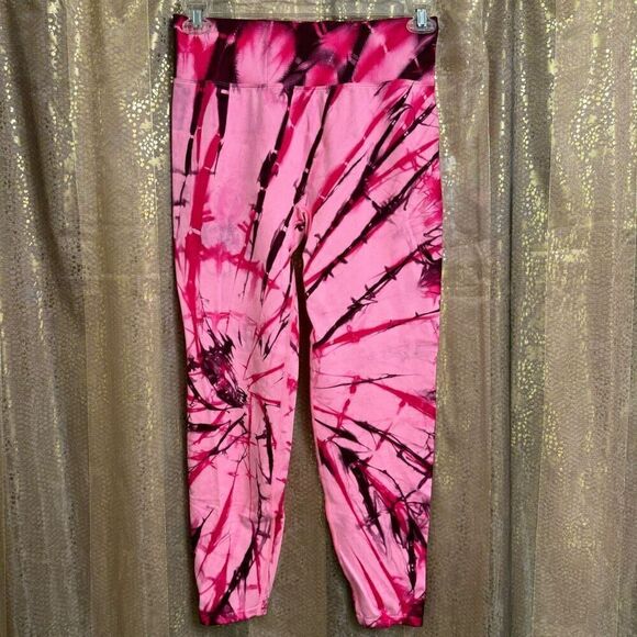 PINK Victoria's Secret Pants - PINK Victorias Secret Tie Dye Seamless High Waist Full Length Legging Large